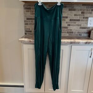 Green Women's Loose-Fitting Lounge Pants